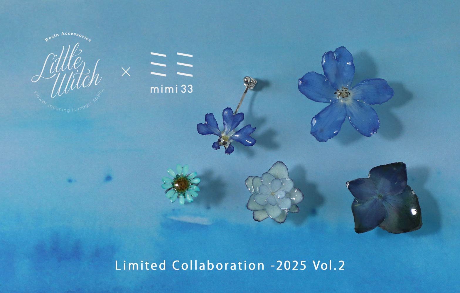 minä perhonen 青い布製片耳用ピアス 花火 mimi33 (ミミサンジュウサン)|アネモネ・シエナロゼ公式通販