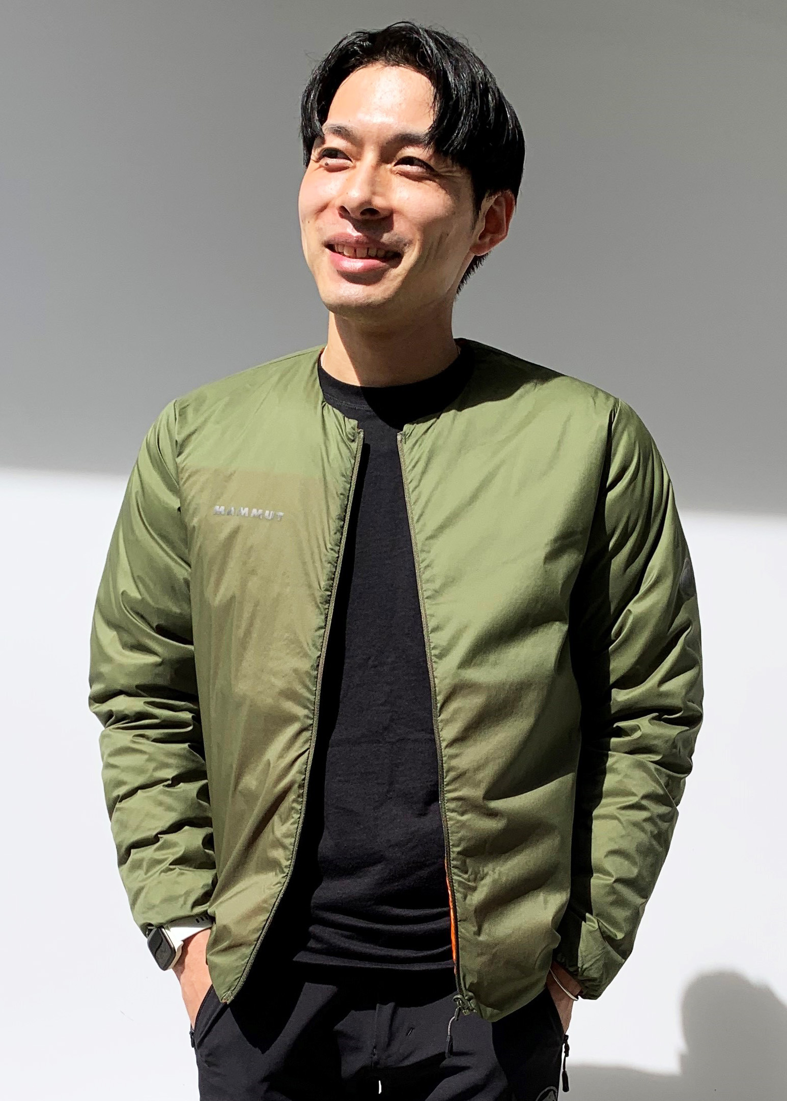 エナジー ウィンドブレーカー フーデッド ジャケット アジアンフィット