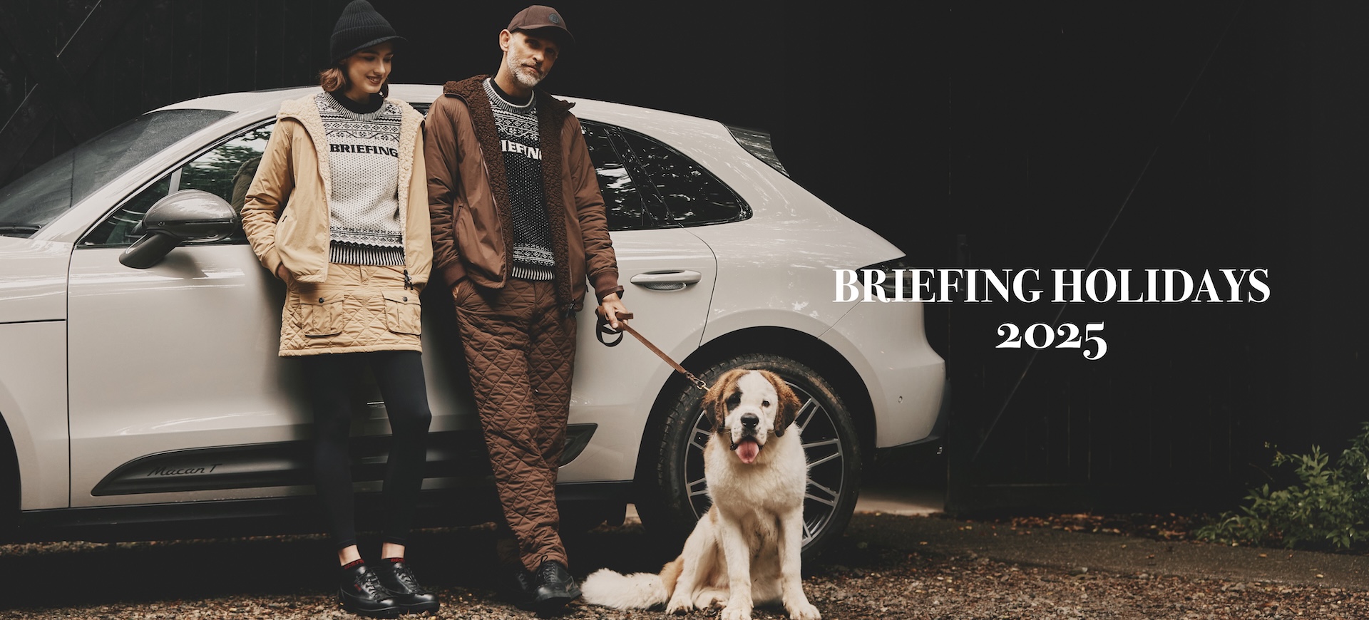 HOL MEN'S BG FLAG CREWNECK KNIT（ホリデーメンズ BGフラッグ クルー